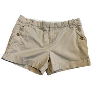 Old Navy Y2K khaki cargo utility mid rise shorts